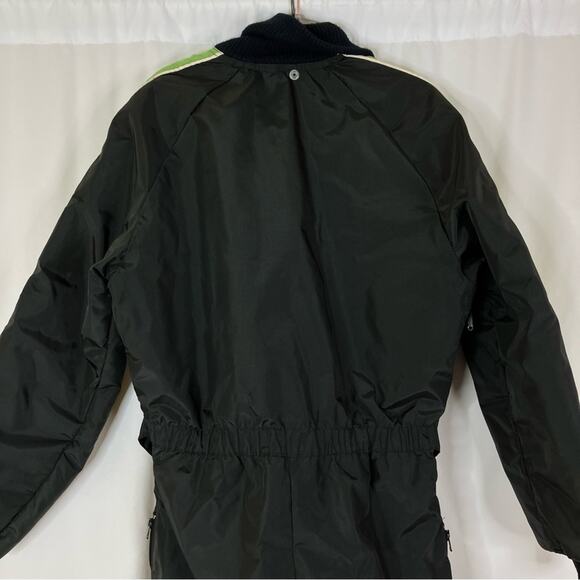Arctic Wear | Men's Vintage Black & Green Belted Coverall Snowsuit M TALL - Picture 9 of 10